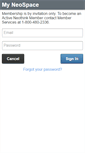 Mobile Screenshot of activeneothinkmembermyneospace.com